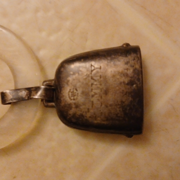 Sterling silver baby tether ring - Picture 3 of 3